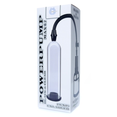 Pompka Erekcyjna Do Penisa Powerpump Max 0.2 Black/Clear - 4
