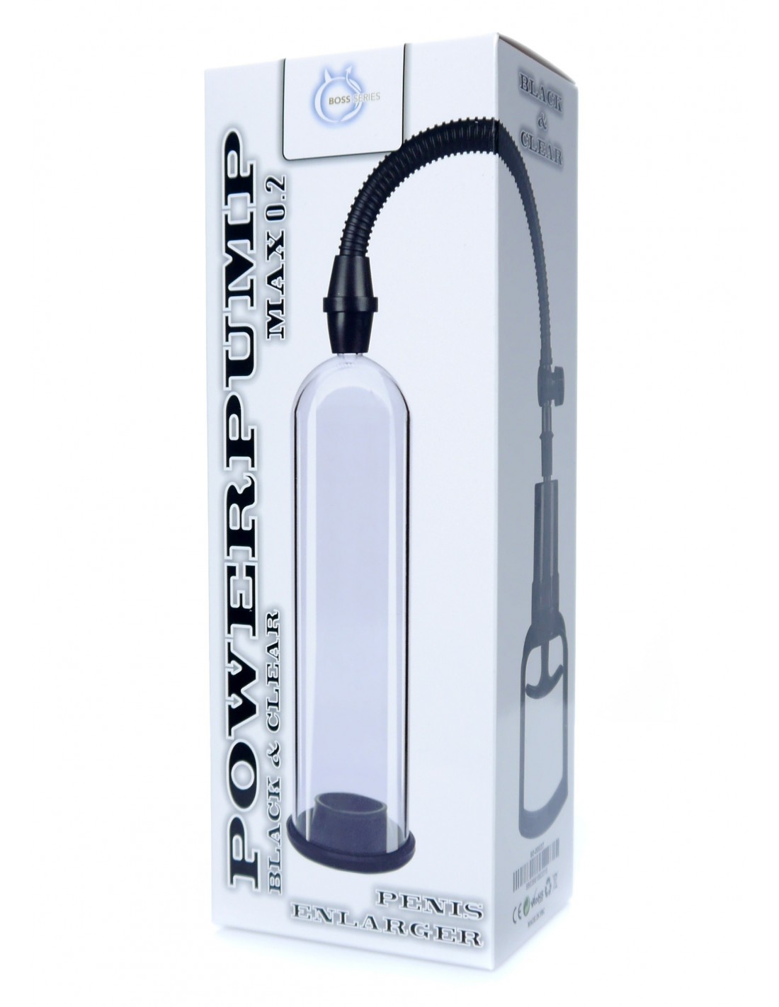 Pompka Erekcyjna Do Penisa Powerpump Max 0.2 Black&Clear