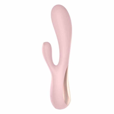 Wibrator króliczek Mono Flex - elastyczny silikon, 2 silniki, podwójna stymulacja, 20,4 cm - 1