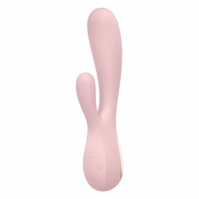 Wibrator króliczek Mono Flex - elastyczny silikon, 2 silniki, podwójna stymulacja, 20,4 cm - 3