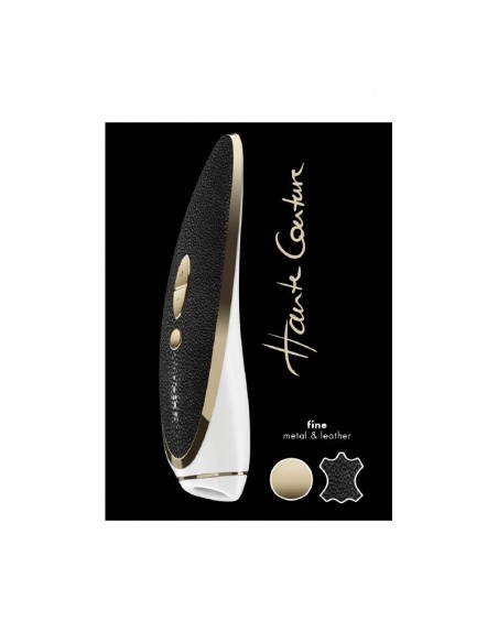 Stymulator Haute Couture Black ( Luxury Air Pulse Stimulator + Vibration) - Stymulatory łechtaczki bezdotykowe - 3