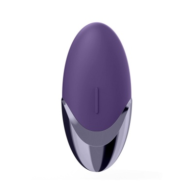 Wibrator łechtaczkowy Purple Pleasure Lay-on z silikonu medycznego, 15 trybów wibracji, 95 × 45 × 29 mm - 1