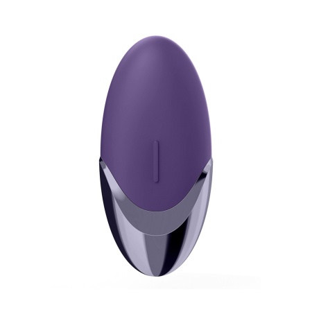 Wibrator łechtaczkowy Purple Pleasure Lay-on z silikonu medycznego, 15 trybów wibracji, 95 × 45 × 29 mm - 1