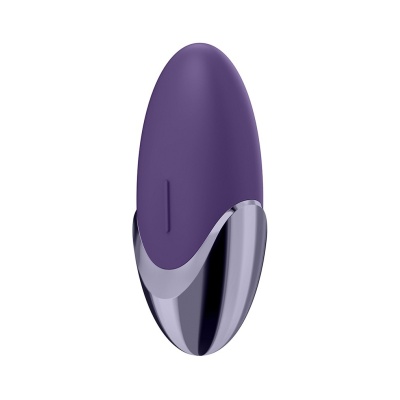 Wibrator łechtaczkowy Purple Pleasure Lay-on z silikonu medycznego, 15 trybów wibracji, 95 × 45 × 29 mm - 1 2