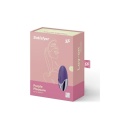 Wibrator łechtaczkowy Purple Pleasure Lay-on z silikonu medycznego, 15 trybów wibracji, 95 × 45 × 29 mm - 4