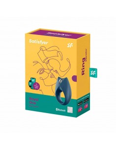 Sterowany Telefonem Pierścień na Penisa wibrujący Royal One - Pierścienie erekcyjne wibrujące - 1 2