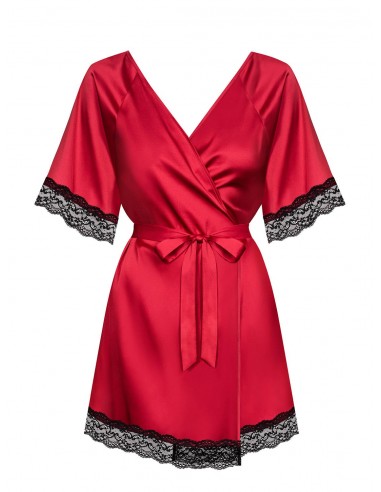 Sensuelia Szlafrok Czerwony - Szlafroki, kimona - 5