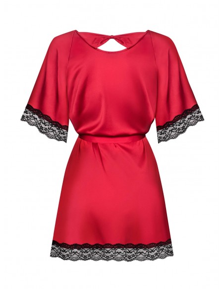 Sensuelia Szlafrok Czerwony - Szlafroki, kimona - 6