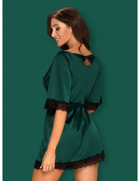 Sensuelia Szlafrok Zielony - Szlafroki, kimona - 4