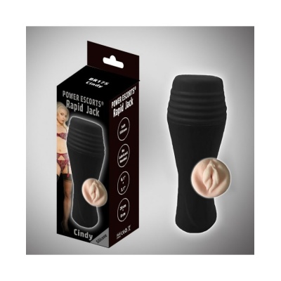 Masturbator Rapid Jack Cindy 20 cm czarny - 1