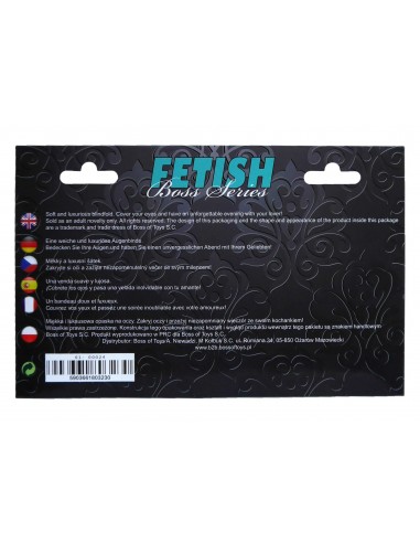 Maska - Opaska Na Oczy Love Mask Black - Opaski i maski na oczy - 3