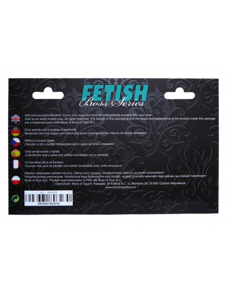 Maska - Opaska Na Oczy Love Mask Black - Opaski i maski na oczy - 3