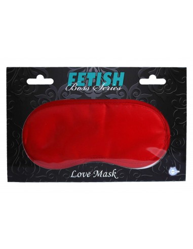 Maska - Opaska Na Oczy Love Mask Red - Opaski i maski na oczy - 2