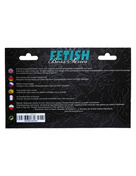 Maska - Opaska Na Oczy Love Mask Red - Opaski i maski na oczy - 3