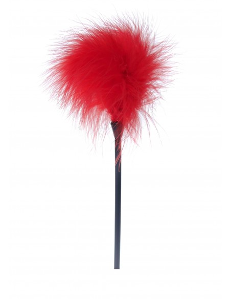 Piórko Do Łaskotania Feather Tickler Red - Boss Series Fetish - Piórka do łaskotania - 1