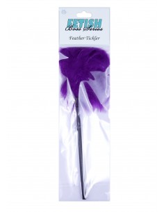 Piórko Do Łaskotania Feather Tickler Purple - Boss Series Fetish - Piórka do łaskotania - 1 2
