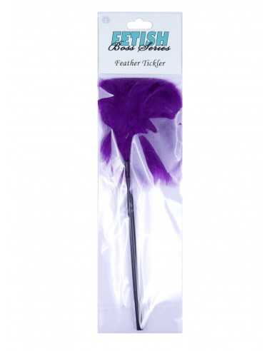 Piórko Do Łaskotania Feather Tickler Purple - Boss Series Fetish - Piórka do łaskotania - 2