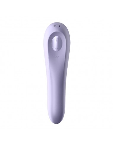 Sterowany Telefonem Pulsator Dual Pleasure (Mauve) - Stymulatory i wibratory dla par - 3