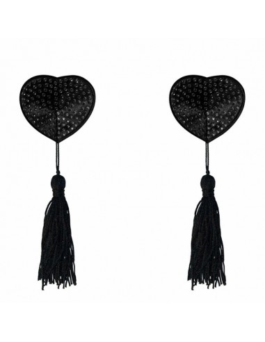 Naklejki na sutki, nasutniki Pasties Burlesque Evans Black - Nasutniki - 1