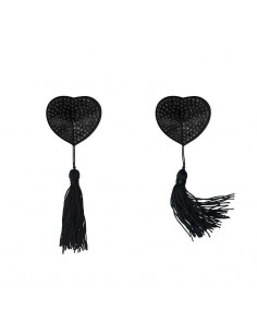 Naklejki na sutki, nasutniki Pasties Burlesque Evans Black - Nasutniki - 1 2