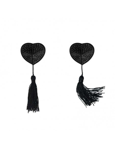 Naklejki na sutki, nasutniki Pasties Burlesque Evans Black - Nasutniki - 2