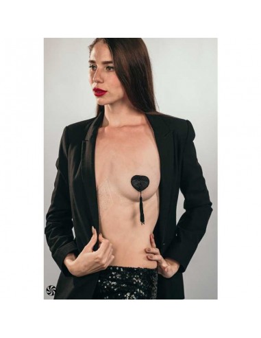 Naklejki na sutki, nasutniki Pasties Burlesque Evans Black - Nasutniki - 5