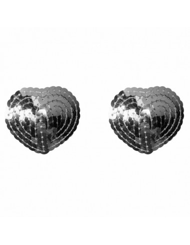 Naklejki na sutki, nasutniki Pasties Burlesque Rand Silver - Nasutniki - 1