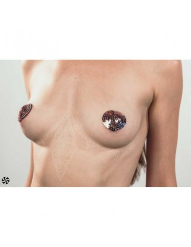 Naklejki na sutki, nasutniki Pasties Burlesque Rand Pink - Nasutniki - 3