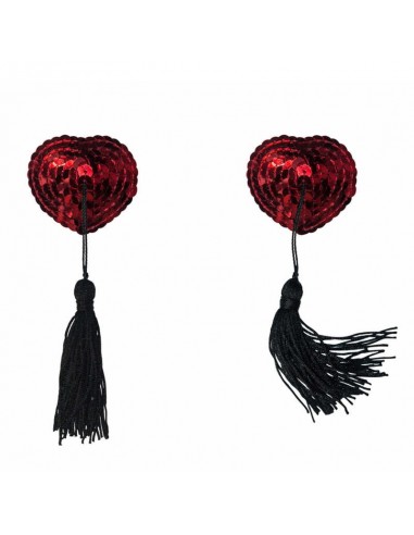 Naklejki na sutki, nasutniki Pasties Burlesque Gipsy Red - Nasutniki - 1