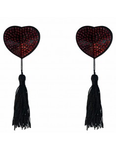 Naklejki na sutki, nasutniki Pasties Burlesque Evans Red - Nasutniki - 1