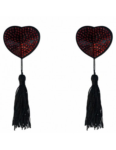 Naklejki na sutki, nasutniki Pasties Burlesque Evans Red - Nasutniki - 1