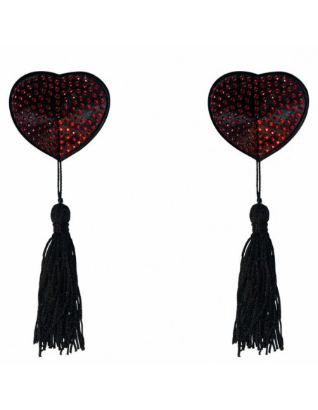 Naklejki na sutki, nasutniki Pasties Burlesque Evans Red - Nasutniki - 1