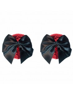 Naklejki na sutki, nasutniki Pasties Burlesque Blaze Black - Nasutniki - 1