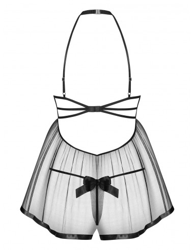 Delishya Babydoll I Stringi Czarna   - Babydoll - 6