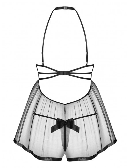 Delishya Babydoll I Stringi Czarna   - Babydoll - 6