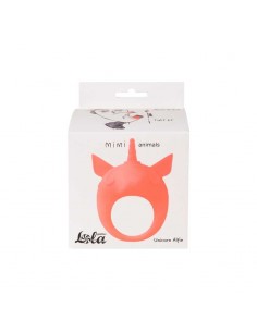 Pierścień Z Wibracjami Mimi Animals Unicorn Alfie Pomarańczowy - Pierścienie erekcyjne wibrujące - 1 2