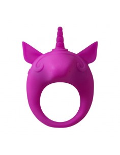 Pierścień Z Wibracjami Mimi Animals Unicorn Alfie Fioletowy - Pierścienie erekcyjne wibrujące - 1