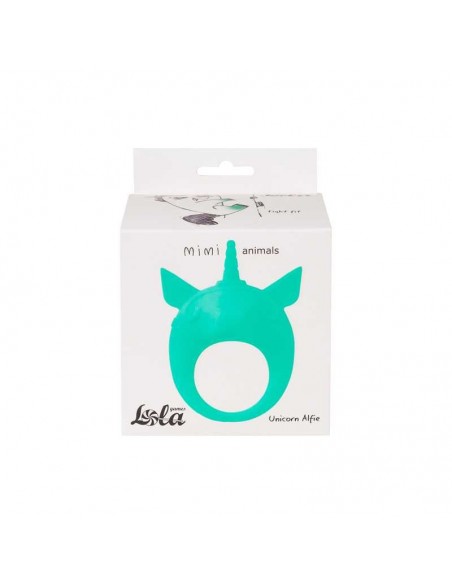 Pierścień Z Wibracjami Mimi Animals Unicorn Alfie Zielony - Pierścienie erekcyjne wibrujące - 2