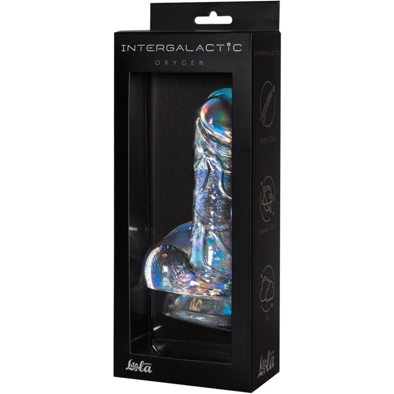 Żelowe Dildo Transparent Dildo Intergalactic Oxygen - 3
