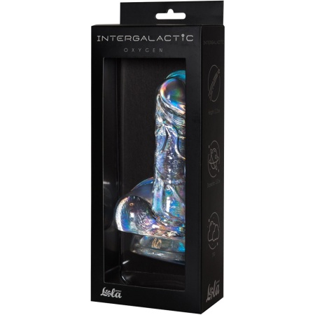Dildo Intergalactic Oxygen - przezroczyste, 12,5 cm, TPR, z przyssawką - 3