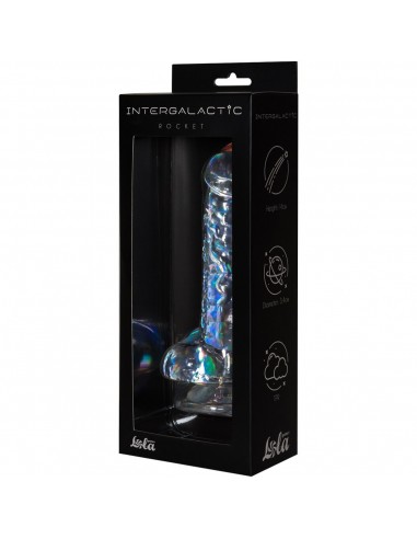 Żelowe Dildo Transparent Dildo Intergalactic Rocket - Dilda żelowe - 3