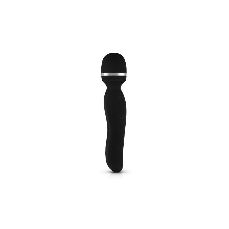 Wibrator różdżkowy Sway Vibes No.4 Black - elastyczna główka silikonowa, 10 trybów, długość 20 cm - 1