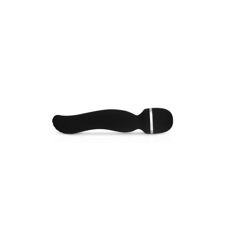 Wibrator różdżkowy Sway Vibes No.4 Black - elastyczna główka silikonowa, 10 trybów, długość 20 cm - 2