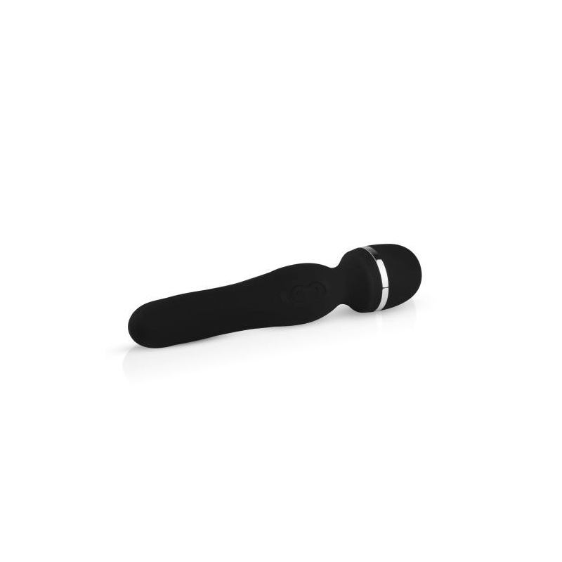 Wibrator różdżkowy Sway Vibes No.4 Black - elastyczna główka silikonowa, 10 trybów, długość 20 cm - 3