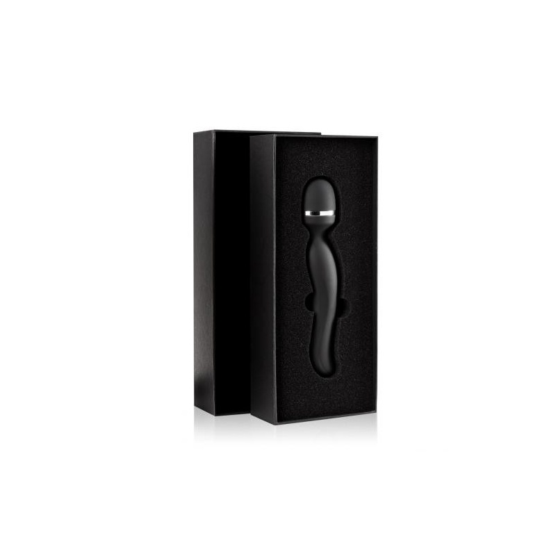 Wibrator różdżkowy Sway Vibes No.4 Black - elastyczna główka silikonowa, 10 trybów, długość 20 cm - 6