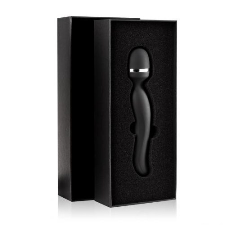 Wibrator różdżkowy Sway Vibes No.4 Black - elastyczna główka silikonowa, 10 trybów, długość 20 cm - 6