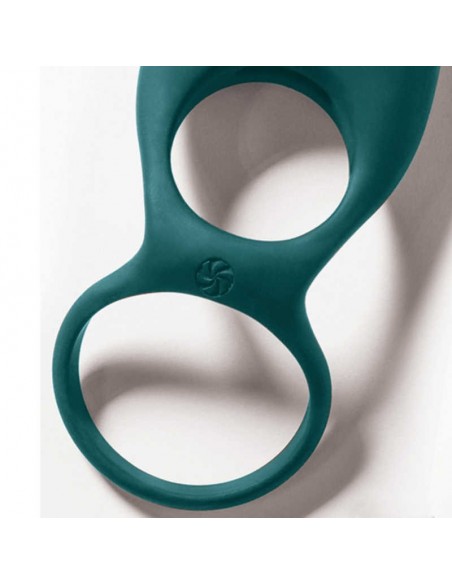 Pierścień Z Wibracjami Double Cockring Daydream Zielony - Pierścienie erekcyjne wibrujące - 2