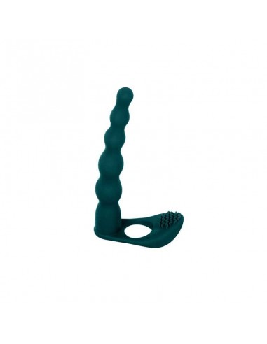 Strapon Z Wibracjami Pure Passion Farnell Green - Strap-ony, dilda na pasku z wibracją - 3