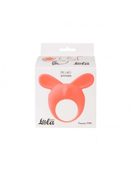 Pierścień Z Wibracjami Mimi Animals Fennec Phil Pomarańczowy - Pierścienie erekcyjne wibrujące - 2