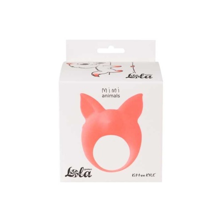 Pierścień erekcyjny z wibracją Animals Kitten Kyle - silikonowy, 1 tryb, 7,8 cm, średnica wewnętrzna 3,5 cm - 2